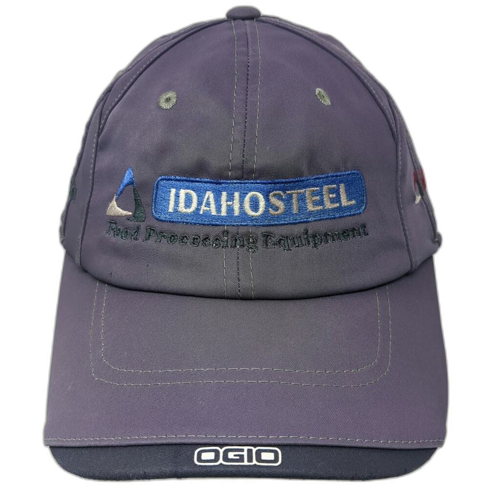 OGIO Baseball Cap Purple One Size Idaho Steel Reyco Kiremko Logo Slideback Hat